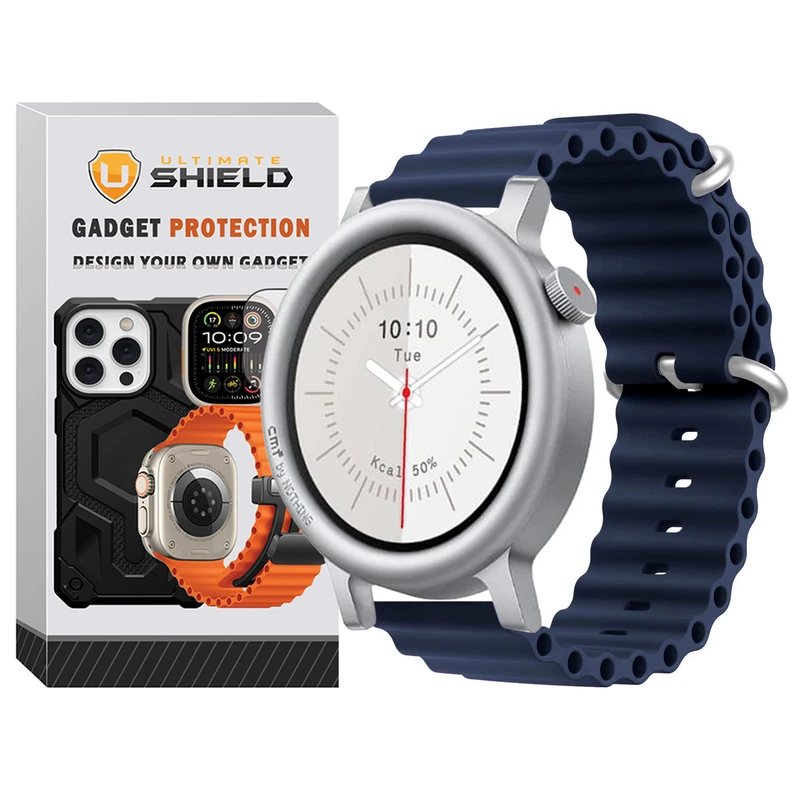 بند آلتیمیت شیلد مدل Ocean TW مناسب برای ساعت هوشمند ناتینگ CMF Watch 3 Pro 22mm