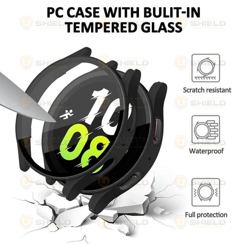 بند آلتیمیت شیلد مدل Milan GRD مناسب برای ساعت هوشمند سامسونگ Galaxy Watch 4 44mm به همراه کاور
