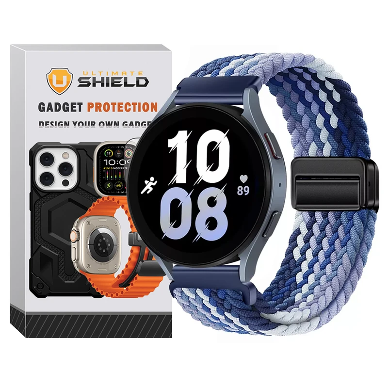 بند آلتیمیت شیلد مدل Braided Magsolo Mix مناسب برای ساعت هوشمند سامسونگ Galaxy Watch 6 44mm