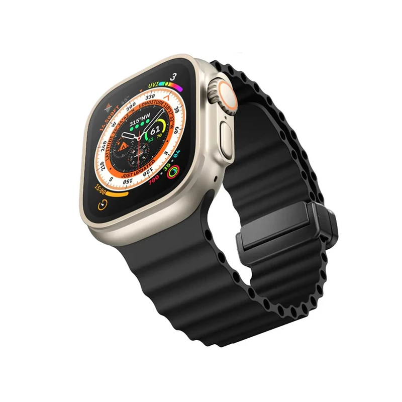 بند هاپلایت مدل Magnetic Ocean HL مناسب برای اپل واچ Ultra / Ultra 2 49mm