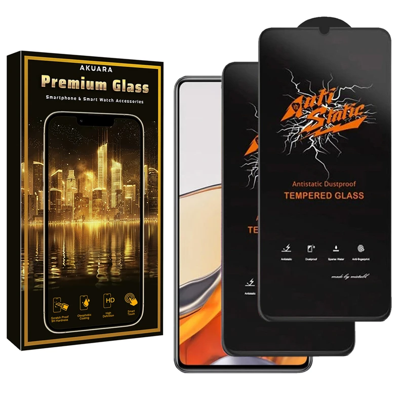 محافظ صفحه نمایش آکوآرا مدل Antis2-Premium مناسب برای گوشی موبایل سامسونگ Galaxy A07 بسته دو عددی