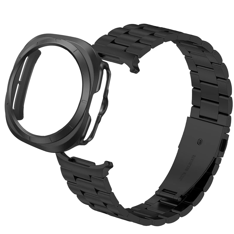 بند اسپریگ مدل 3Bead JustG مناسب برای ساعت هوشمند سامسونگ Galaxy Watch 7 Ultra 47mm به همراه کاور