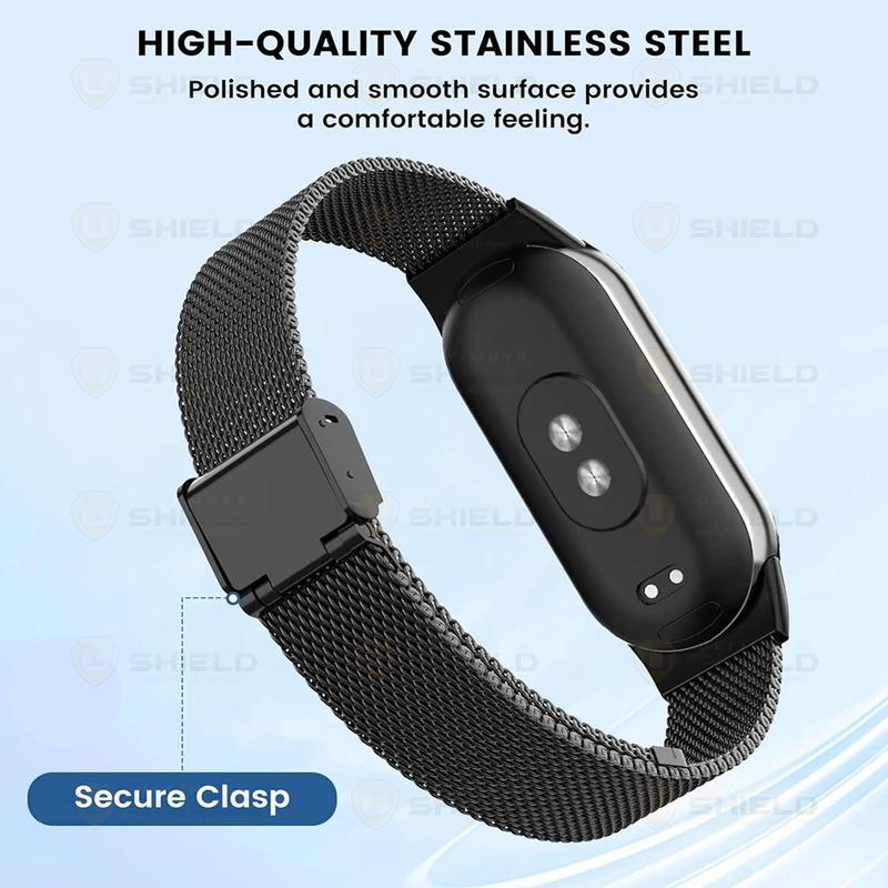بند آلتیمیت شیلد مدل Milanese GK مناسب برای ساعت هوشمند شیائومی Mi Band 10 12mm