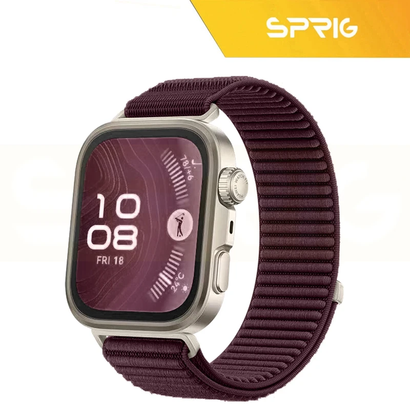 بند اسپریگ مدل nylon weave مناسب برای ساعت هوشمند هوآوی Fit 3/Fit 4/Fit 4 Pro (30mm)