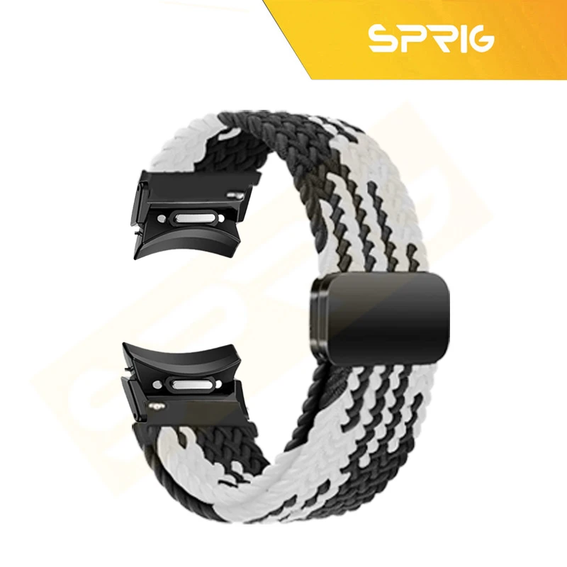 بند اسپریگ مدل Braided SL Magnet ORG مناسب برای ساعت هوشمند سامسونگ Galaxy Watch 4 40mm/4 44mm/5 40mm/5 44mm