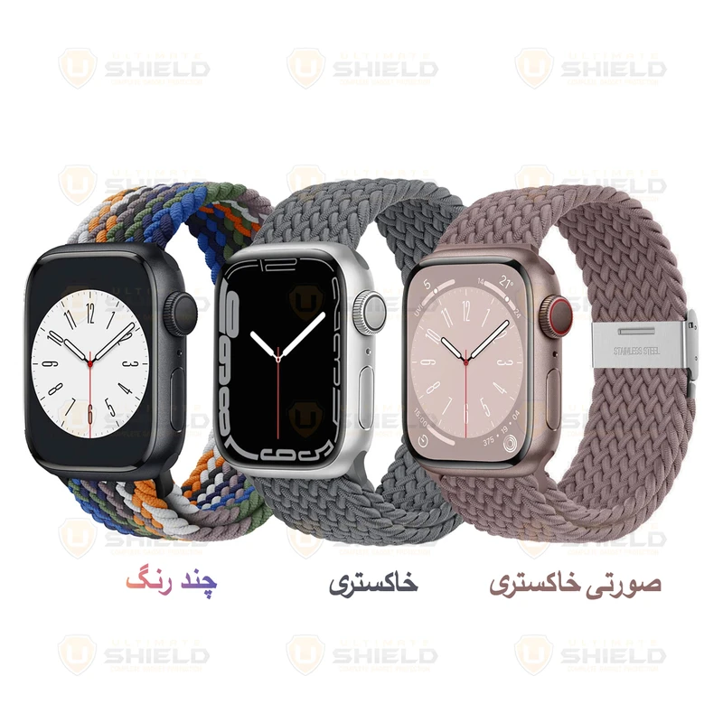 بند آلتیمیت شیلد مدل Braided GK مناسب برای اپل واچ Series SE 2022 40mm / SE 2021 40mm / Series 5 40mm / Series 6 40mm / Series 4 40mm