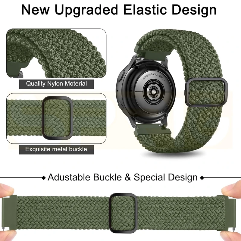 بند اسپریگ مدل Braided NewC TW مناسب برای ساعت هوشمند شیائومی S1 / S1 Active / S2 / Mi Watch XMWTCL02 / Mi Watch Color 2 / Mi Watch Color 22mm