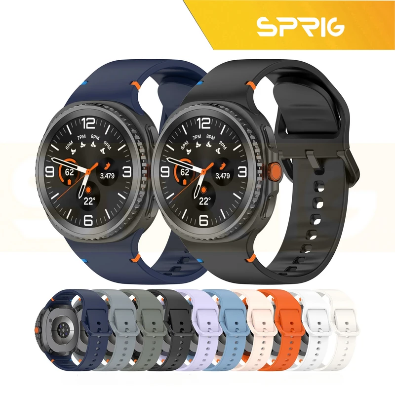 بند اسپریگ مدل Silic NewV W8 مناسب برای ساعت هوشمند سامسونگ Galaxy Watch 8 40mm / 8 44mm