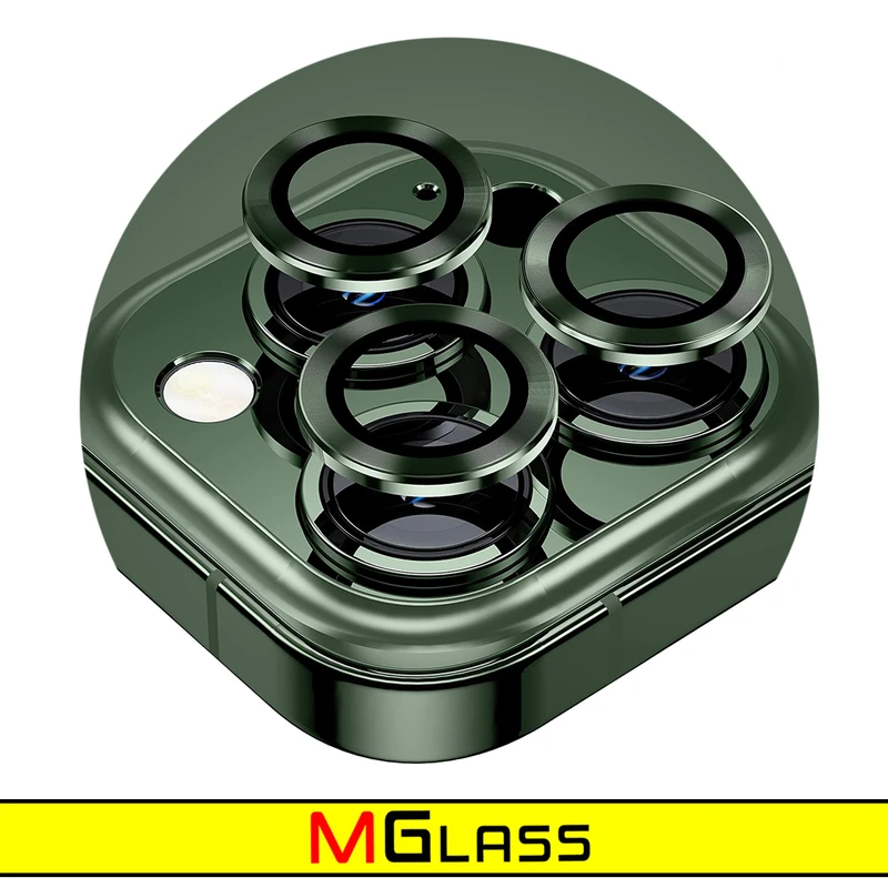 محافظ لنز دوربین ام‌گلس مدل Ring Metal مناسب برای گوشی موبایل اپل Iphone 13 / 13 Mini
