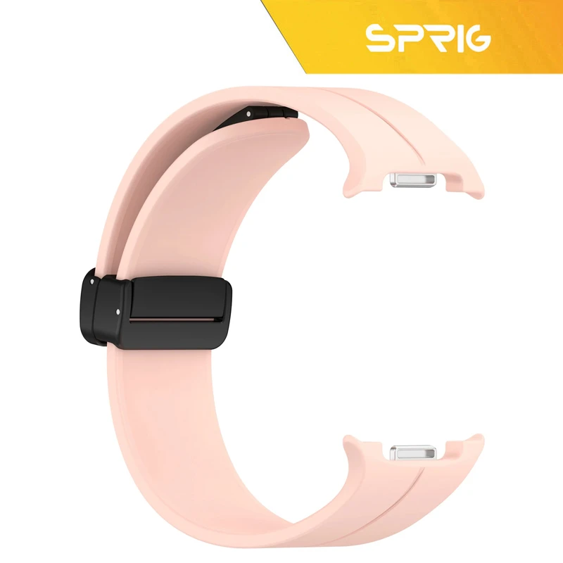 بند اسپریگ مدل Silicone Magnet W8 مناسب برای ساعت هوشمند سامسونگ Galaxy Watch 8 40mm / 8 44mm / 8 Classic 46mm