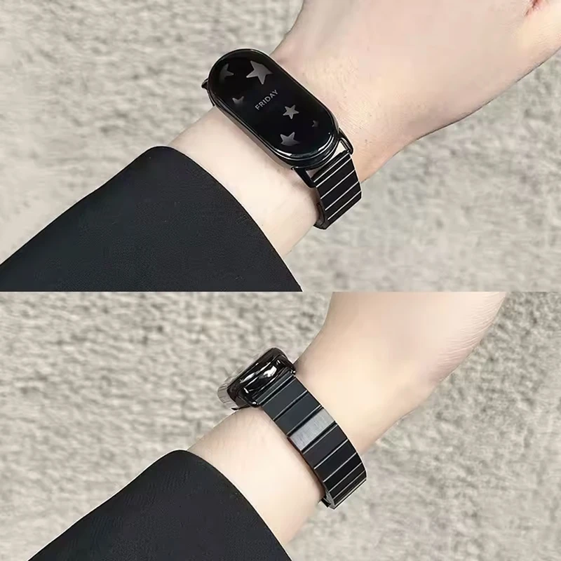 بند آکوآرا مدل 1Bead SG GRDS مناسب برای مچ بند هوشمند شیائومی Mi Band 8 به همراه کاور