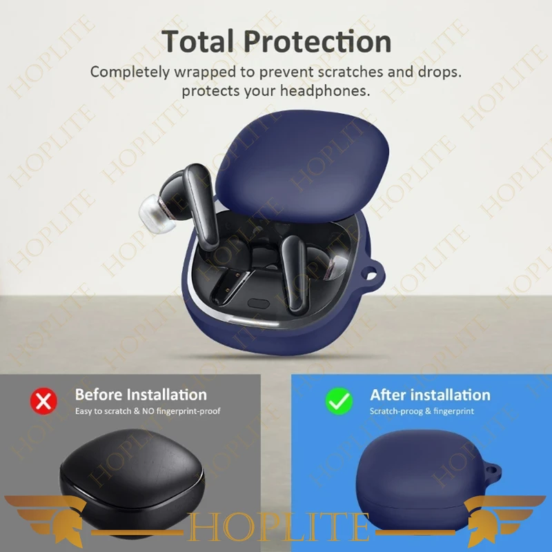 کاور هاپلایت مدل Silicon-HL مناسب برای کیس هدفون بی سیم انکر Liberty Air 2 Pro