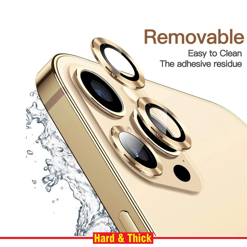 محافظ لنز دوربین هارد اند تیک مدل Ring Metal مناسب برای گوشی موبایل اپل Iphone 13 Pro / 13 Pro Max