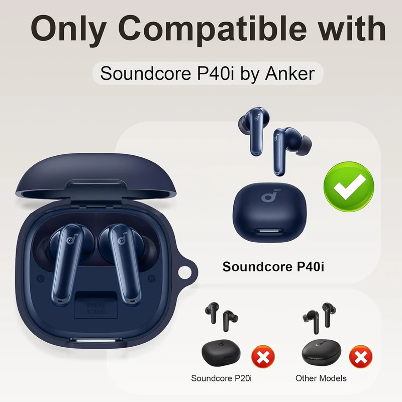 کاور زیرو مدل Silicone ZR مناسب برای کیس هدفون بی‌سیم انکر Soundcore P40i