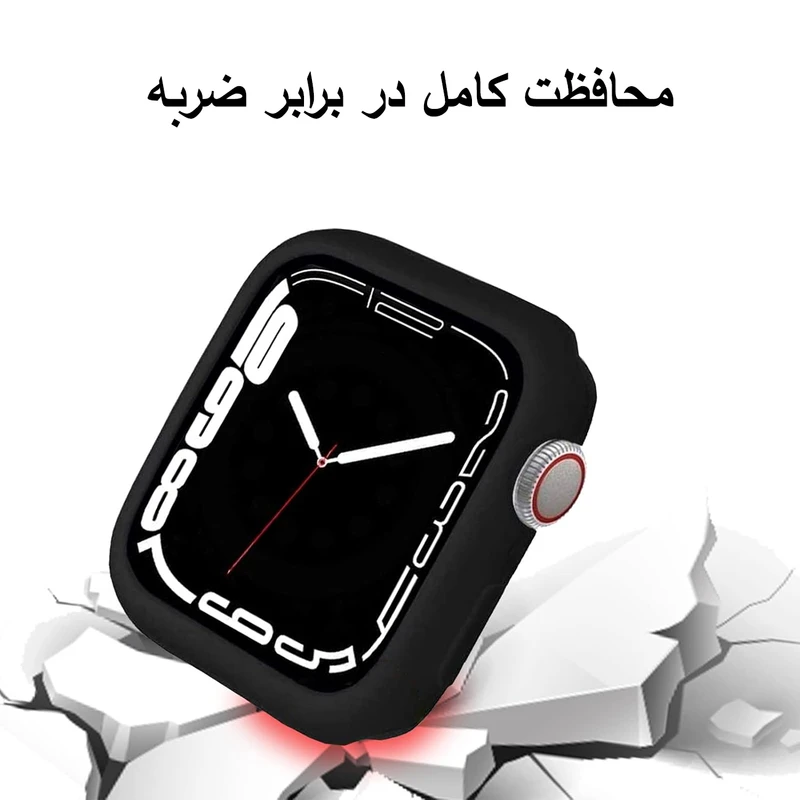 کاور هاپلایت مدل Jelly Shield HL مناسب برای اپل واچ سری 4/5/6/SE سایز 40 میلی متری به همراه محافظ صفحه نمایش