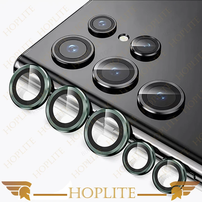 محافظ لنز دوربین هاپلایت مدل Ring-Metal-HL مناسب برای گوشی موبایل سامسونگ Galaxy S24 Ultra