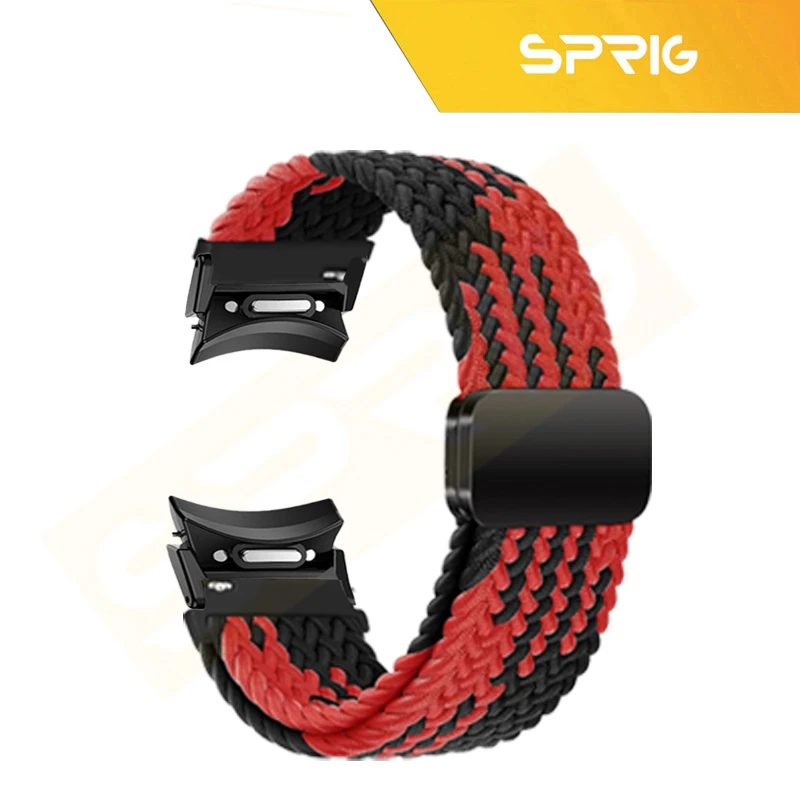 بند اسپریگ مدل Braided SL Magnet ORG مناسب برای ساعت هوشمند سامسونگ Galaxy Watch 7 44mm