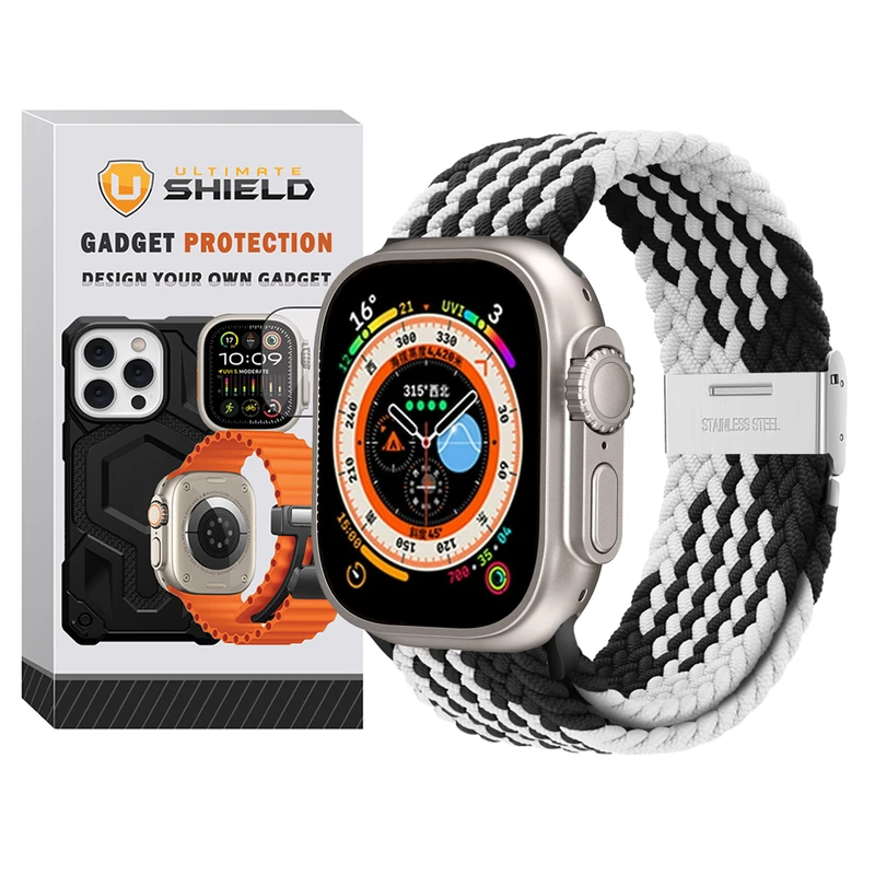 بند آلتیمیت شیلد مدل Braided GK مناسب برای اپل واچ Ultra سایز 49mm