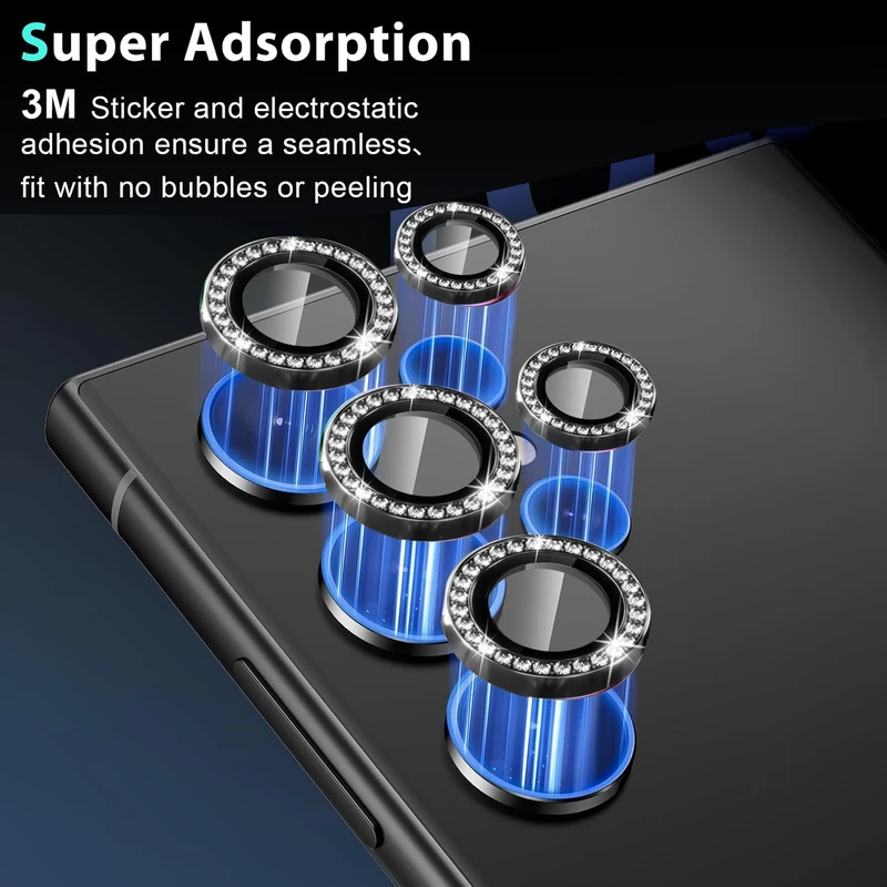 محافظ لنز دوربین پلاس مدل Diamond Protector PL مناسب برای گوشی موبایل سامسونگ Galaxy S25 Ultra