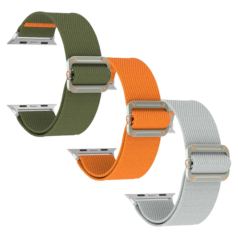 بند اسپریگ مدل Fabric Elastic مناسب برای اپل واچ 44 میلی متری سری 6