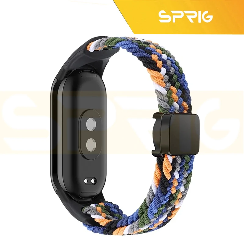بند اسپریگ مدل Magnetic Braided مناسب برای ساعت هوشمند شیائومی Mi band 10