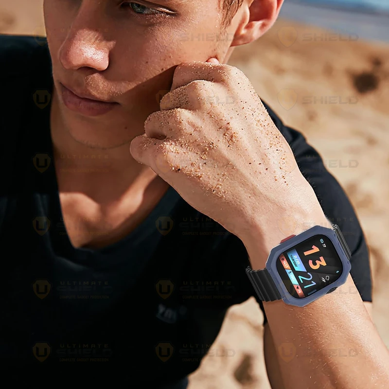 کاور آلتیمیت شیلد مدل Hexa Armor مناسب برای اپل واچ 49 mm سری Ultra 2