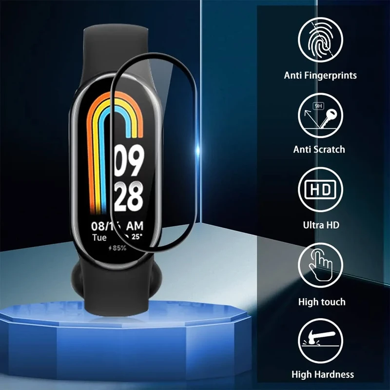 محافظ صفحه نمایش نانو پلاس مدل Pmma-PL مناسب برای ساعت هوشمند شیائومی Mi band 9 بسته دو عددی