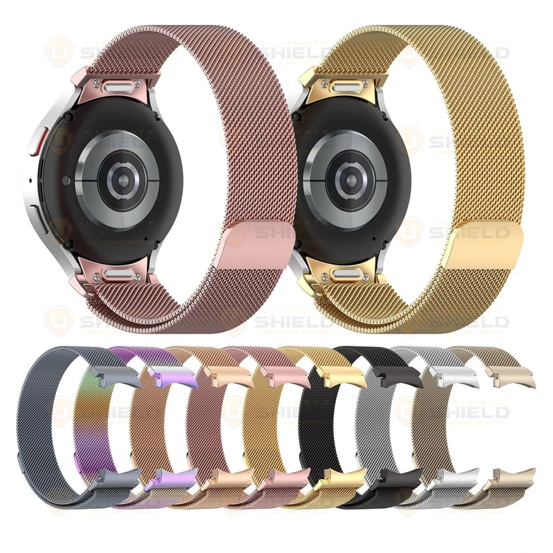 بند آلتیمیت شیلد مدل Milanese BTN مناسب برای ساعت هوشمند سامسونگ Galaxy Watch 7 40mm / Watch 7 44mm / Watch FE 40mm