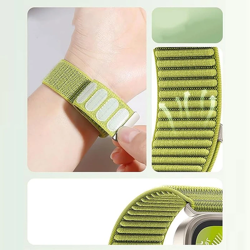بند آکوآرا مدل Velcro Weave مناسب برای ساعت هوشمند هوآوی Fit 3/Fit 4/Fit 4 Pro
