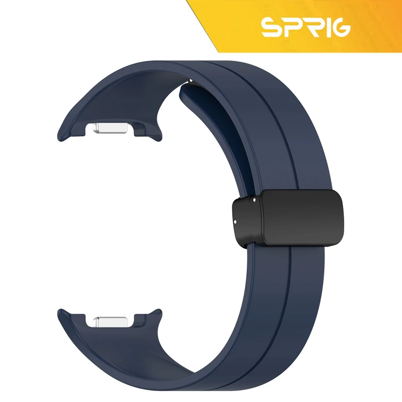 بند اسپریگ مدل Silicone Magnet W8 مناسب برای ساعت هوشمند سامسونگ Galaxy Watch 8 40mm / 8 44mm / 8 Classic 46mm