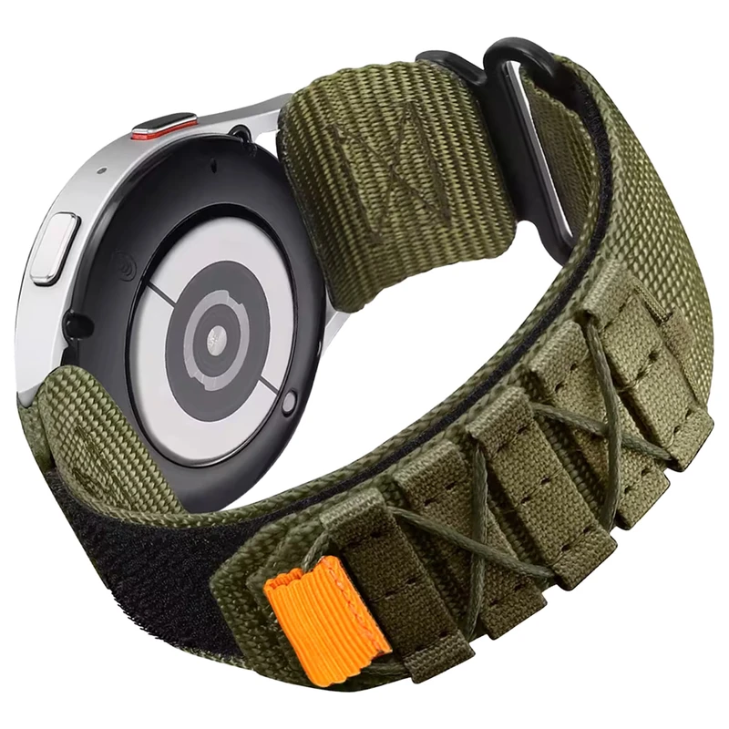 بند اسپریگ مدل Nylon Outdoor مناسب برای ساعت هوشمند سامسونگ Galaxy Watch 4 40mm / Watch 4 44mm / Watch 4 Classic 42mm / Watch 4 Classic 46mm
