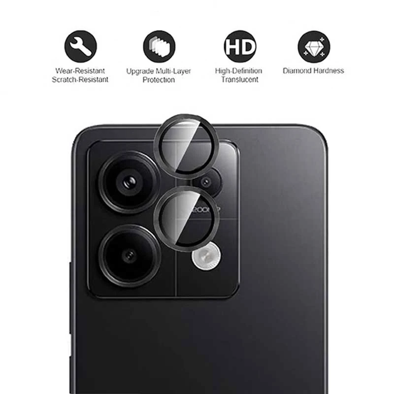 محافظ لنز دوربین رینگی هاپلایت مدل Ring Protector HL مناسب برای گوشی موبایل شیائومی Redmi Note 13 Pro 5G