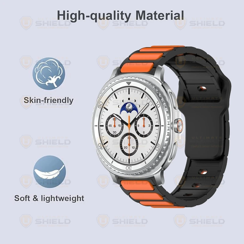 بند آلتیمیت شیلد مدل Flat NV8 SL مناسب برای ساعت هوشمند سامسونگ Galaxy Watch 8 Classic 46mm