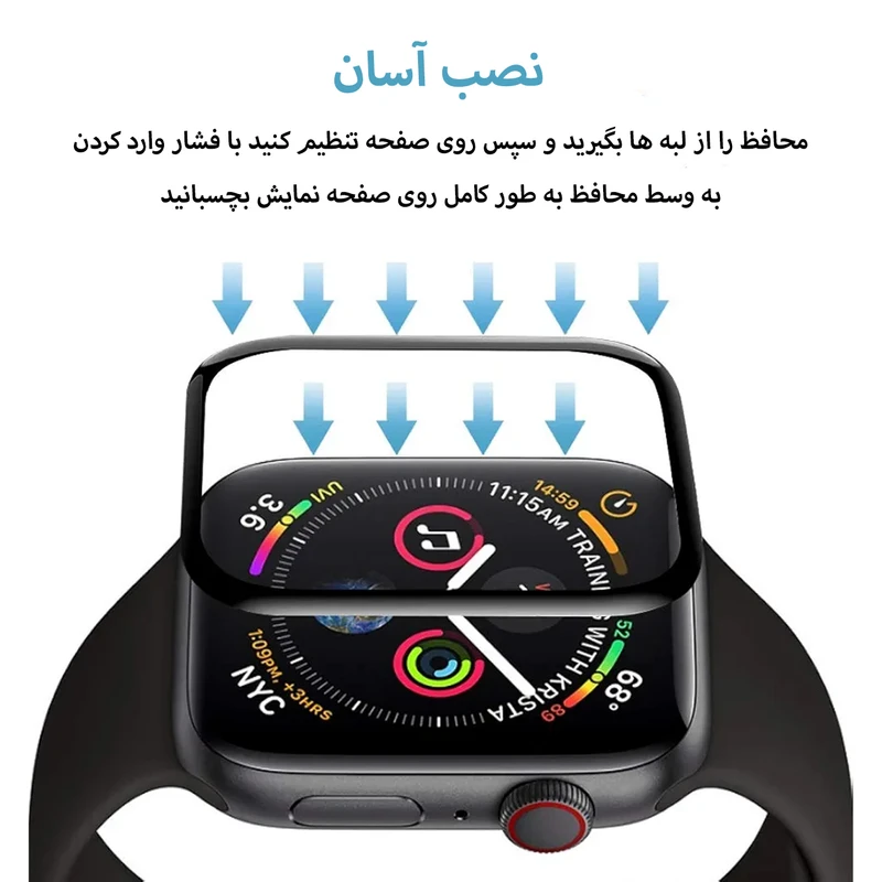 کاور شیپ مدل Lux Shield SH مناسب برای اپل واچ سری 1/2/3 سایز 42 میلی متری به همراه محافظ صفحه نمایش