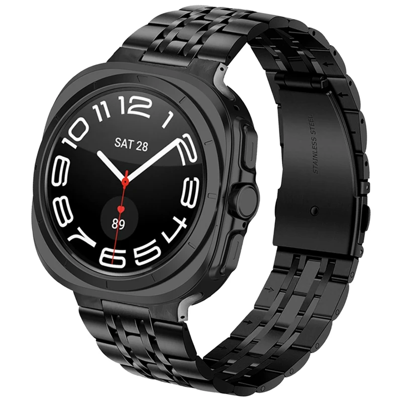 بند اسپریگ مدل 7Bead JustG مناسب برای ساعت هوشمند سامسونگ Galaxy Watch 7 Ultra 47mm به همراه کاور