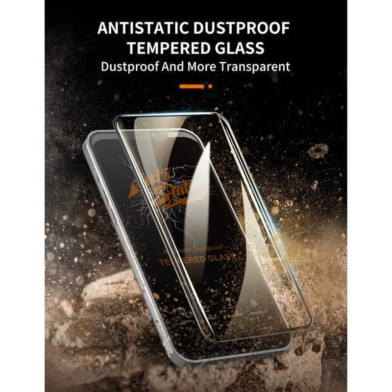 محافظ صفحه نمایش آکوآرا مدل PremiumAntis-Ring مناسب برای گوشی موبایل شیائومی Redmi 14C به همراه محافظ لنز دوربین