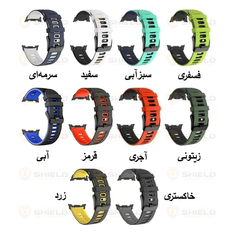 بند آلتیمیت شیلد مدل Hike NV8 BK مناسب برای ساعت هوشمند سامسونگ Galaxy Watch 8 40mm