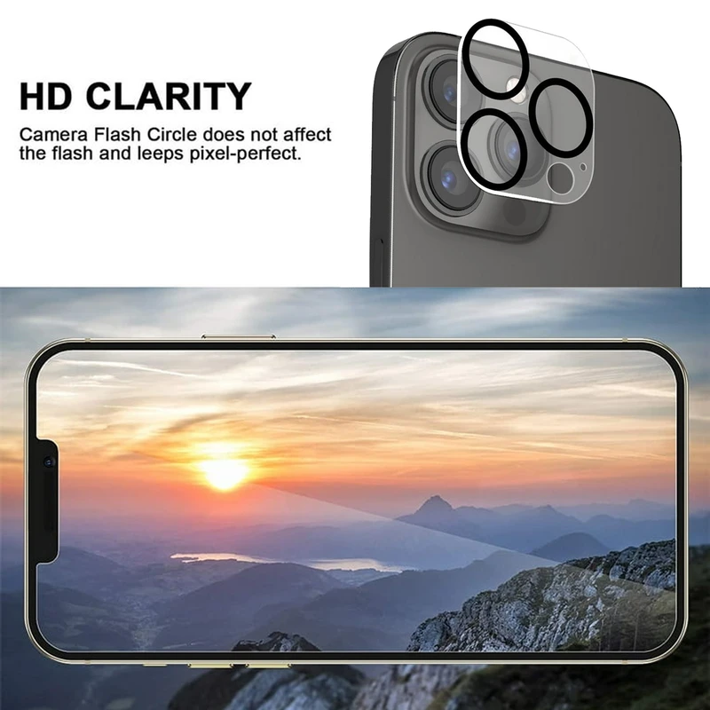 محافظ لنز دوربین پلاس مدل Glass 3D PL مناسب برای گوشی موبایل اپل iPhone 16 Pro / 16 Pro Max