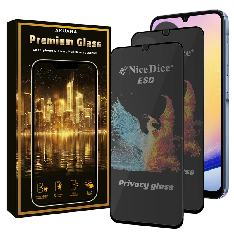 محافظ صفحه نمایش آکوآرا مدل Premium PRV2 Nice مناسب برای گوشی موبایل شیائومی Poco C71 بسته دو عددی