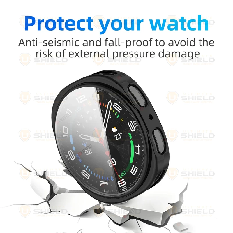 کاور آلتیمیت شیلد مدل Jelly Protection مناسب برای ساعت هوشمند سامسونگ Galaxy Watch 8 40mm