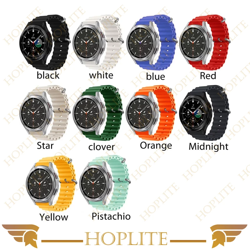 بند هاپلایت مدل Ocean مناسب برای ساعت هوشمند سامسونگ Galaxy Watch Active 1 / Active 2 40mm / Active 2 44mm / Watch 3 41mm / Watch 4 40mm / Watch 4 42mm / Watch 4 44mm / Watch 4 46mm