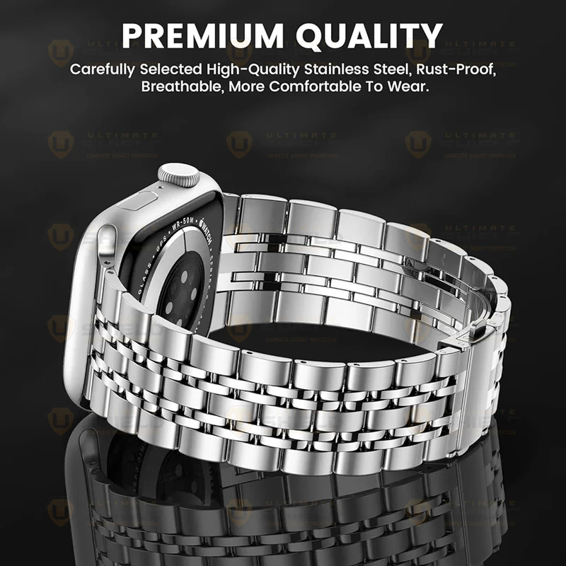 بند آلتیمیت شیلد مدل 7Bead SLV 2C مناسب برای اپل واچ 41 mm سری 7