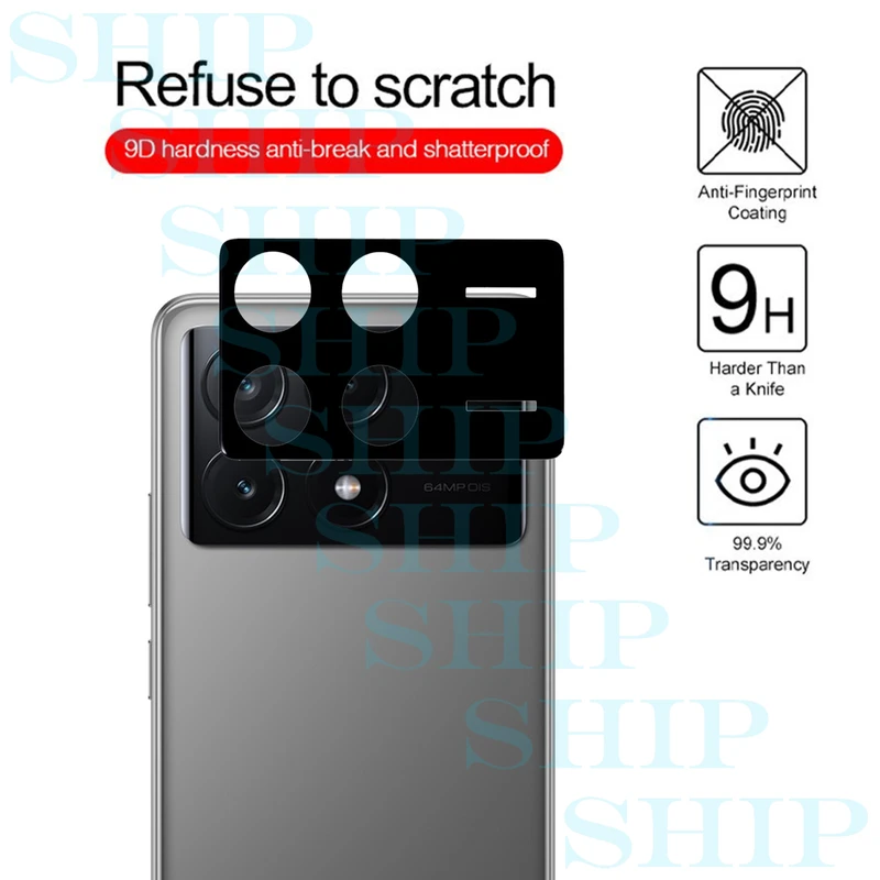 محافظ لنز دوربین شیپ مدل 3D-SH مناسب برای گوشی موبایل شیائومی Poco X6 Pro