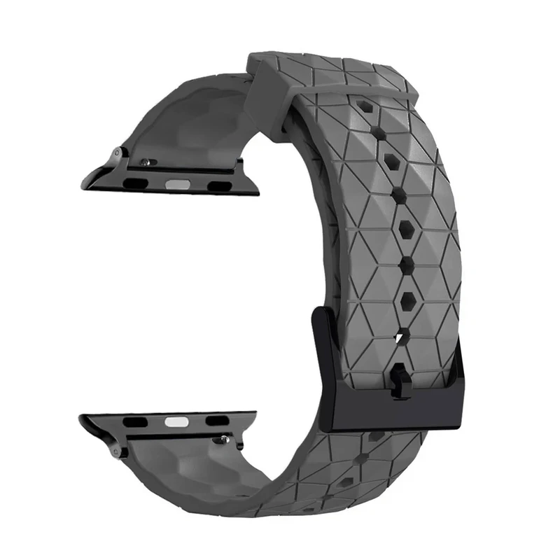 بند هاپلایت مدل Rhombus Black HL مناسب برای اپل واچ Ultra / Ultra 2 49mm