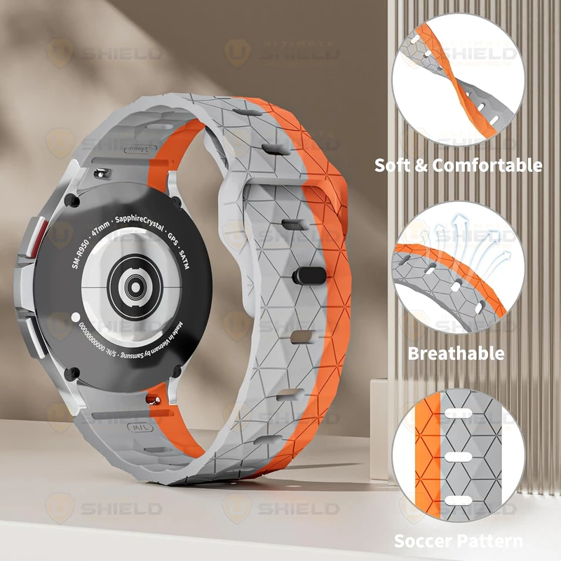 بند آلتیمیت شیلد مدل Ball Band Arc Mix مناسب برای ساعت هوشمند سامسونگ Galaxy Watch 7 44mm