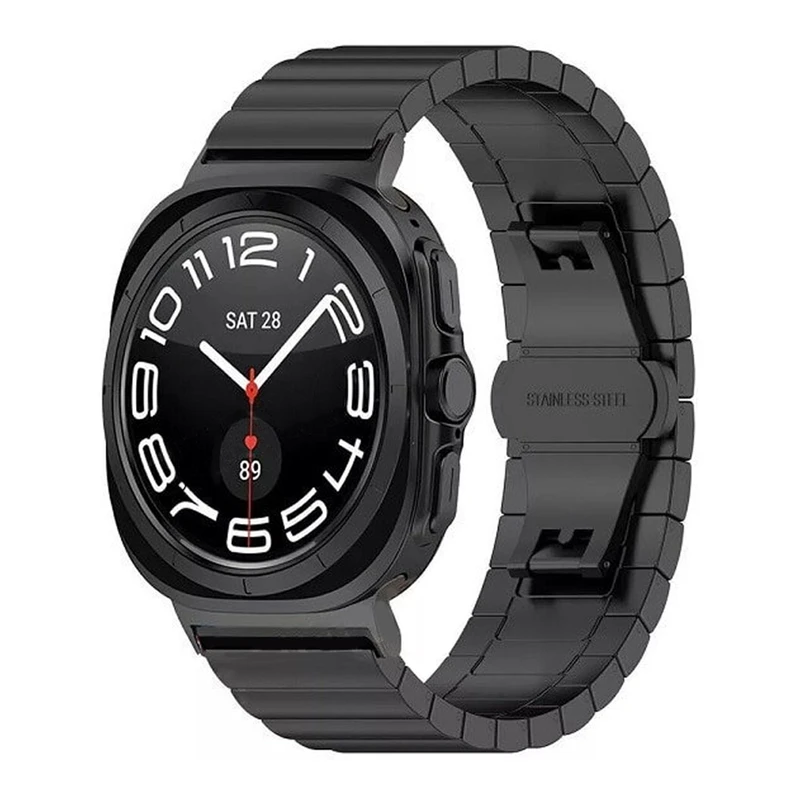 بند ساعت آکوآرا مدل Stahl Set مناسب برای ساعت هوشمند سامسونگ Galaxy Watch 7 Ultra 47mm به همراه کاور مجموعه 5 عددی