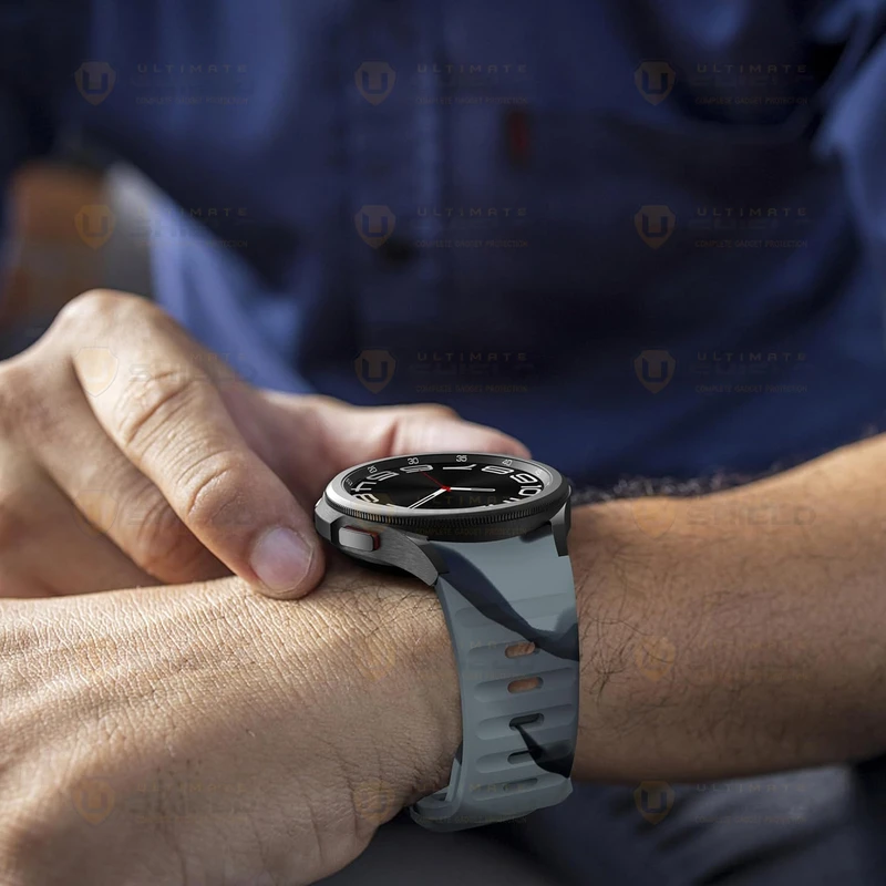 بند آلتیمیت شیلد مدل Camo SPG Arc مناسب برای ساعت هوشمند سامسونگ Galaxy Watch FE 40mm
