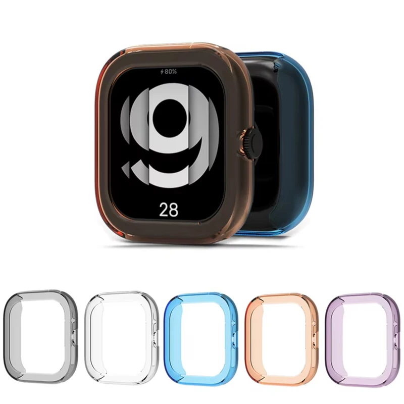 کاور اسپریگ مدل Transparent Colors مناسب برای ساعت هوشمند شیائومی Redmi Watch 5