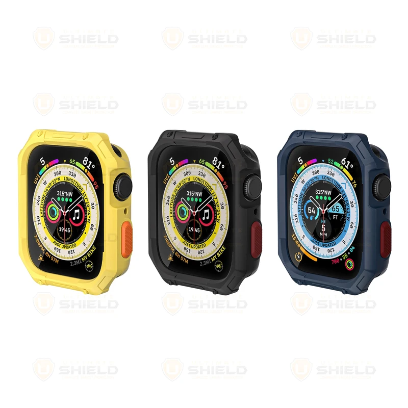 کاور آلتیمیت شیلد مدل Hexa Armor مناسب برای اپل واچ 44 میلی متری سری 4/5/6/Se