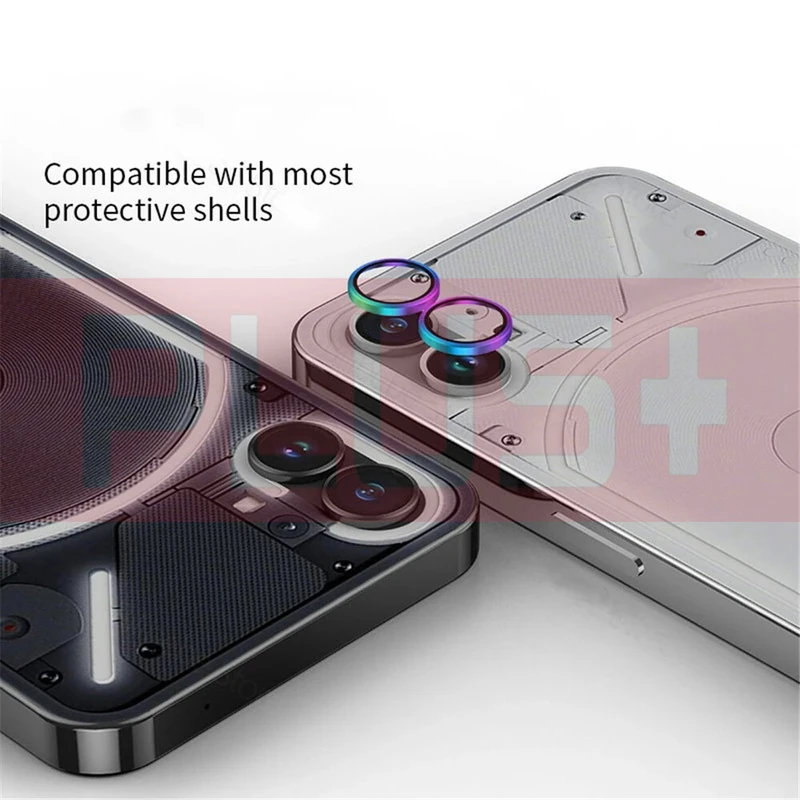 محافظ لنز دوربین پلاس مدل Ring-Metal-PL مناسب برای گوشی موبایل ناتینگ Phone 1